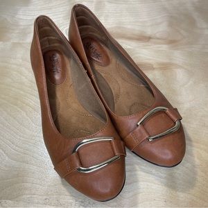 Eurosoft by Sofft Beverly Ballet Flats - Brown